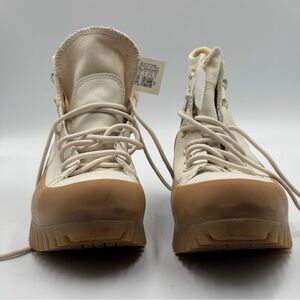 Converse Cream and Tan Ankle Boots